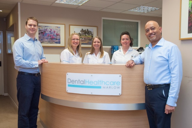 DHCM Team at Reception Desk